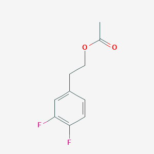 molecular formula C10H10F2O2 B7999478 3,4-Difluorophenethyl acetate 