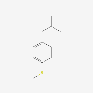 molecular formula C11H16S B7999500 4-iso-Butylphenyl methyl sulfide 