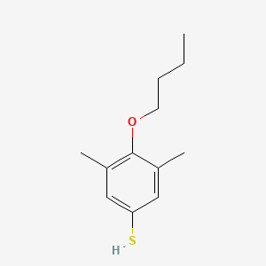 molecular formula C12H18OS B7999515 4-n-Butoxy-3,5-dimethylthiophenol 