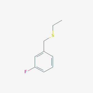 molecular formula C9H11FS B7999595 Ethyl 3-fluorobenzyl sulfide 