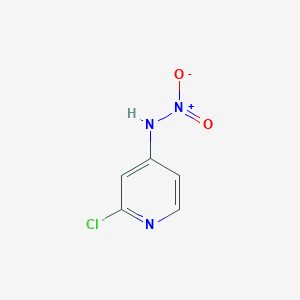 molecular formula C5H4ClN3O2 B079996 N-(2-chloropyridin-4-yl)nitramide CAS No. 14432-13-4