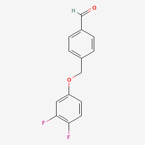 4-((3,4-Difluorophenoxy)methyl)benzaldehyde