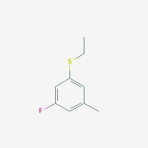 molecular formula C9H11FS B7999675 Ethyl 3-fluoro-5-methylphenyl sulfide 