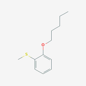 molecular formula C12H18OS B7999676 Methyl 2-n-pentoxyphenyl sulfide 