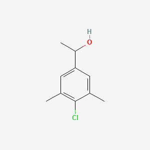 molecular formula C10H13ClO B7999699 1-(4-Chloro-3,5-dimethylphenyl)ethanol 