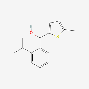 5-Methyl-2-thienyl-(2-iso-propylphenyl)methanol