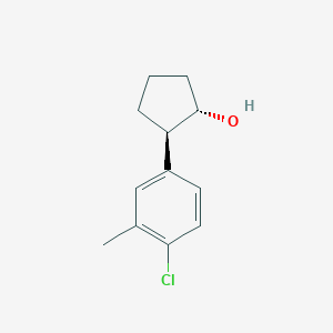 trans-2-(4-Chloro-3-methylphenyl)cyclopentanol