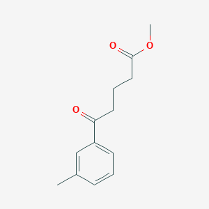 molecular formula C13H16O3 B7999729 Methyl 5-(3-methylphenyl)-5-oxovalerate 