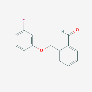 2-((3-Fluorophenoxy)methyl)benzaldehyde