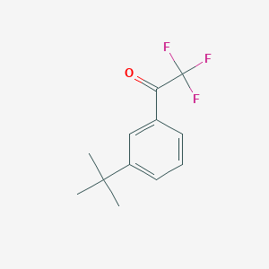 molecular formula C12H13F3O B7999884 3'-tert-Butyl-2,2,2-trifluoroacetophenone 