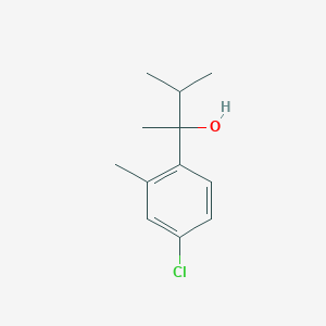 2-(4-Chloro-2-methylphenyl)-3-methyl-butan-2-ol