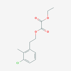 O1-[2-(3-Chloro-2-methylphenyl)ethyl] O2-ethyl oxalate