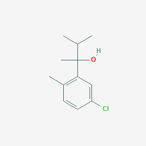 2-(3-Chloro-6-methylphenyl)-3-methyl-butan-2-ol