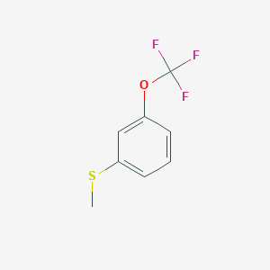 molecular formula C8H7F3OS B8000039 3-(Trifluoromethoxy)phenyl methyl sulfide 