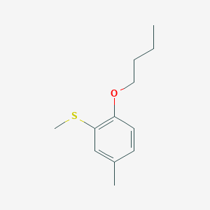 molecular formula C12H18OS B8000051 (2-Butoxy-5-methylphenyl)(methyl)sulfane 