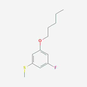 5-Fluoro-3-n-pentoxyphenyl methyl sulfide