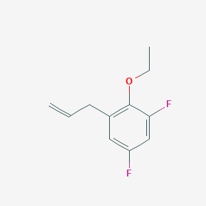 molecular formula C11H12F2O B8000106 3-(3,5-Difluoro-2-ethoxyphenyl)-1-propene 