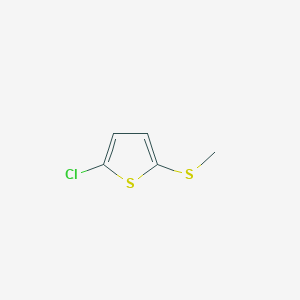 molecular formula C5H5ClS2 B8000139 5-Chloro-2-thienyl methyl sulfide 