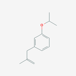 molecular formula C13H18O B8000224 3-(3-iso-Propoxyphenyl)-2-methyl-1-propene 