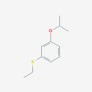 molecular formula C11H16OS B8000245 Ethyl 3-iso-propoxyphenyl sulfide 