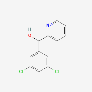 molecular formula C12H9Cl2NO B8000250 3,5-Dichlorophenyl-(2-pyridyl)methanol 