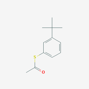 molecular formula C12H16OS B8000263 S-3-tert-Butylphenylthioacetate 