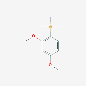 molecular formula C11H18O2Si B8000279 1-(Trimethylsilyl)-2,4-dimethoxybenzene 