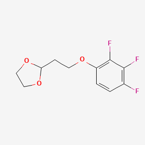 2-[2-(2,3,4-Trifluoro-phenoxy)ethyl]-1,3-dioxolane