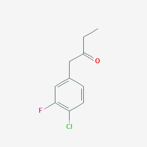 1-(4-Chloro-3-fluorophenyl)butan-2-one