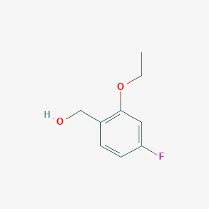 molecular formula C9H11FO2 B8000355 2-Ethoxy-4-fluorobenzyl alcohol 