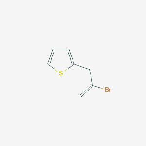 molecular formula C7H7BrS B8000423 2-Bromo-3-(2-thienyl)-1-propene 