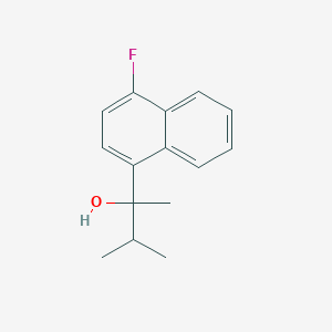 2-(4-Fluoro-1-naphthyl)-3-methyl-butan-2-ol