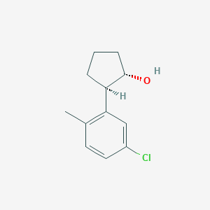 trans-2-(3-Chloro-6-methylphenyl)cyclopentanol