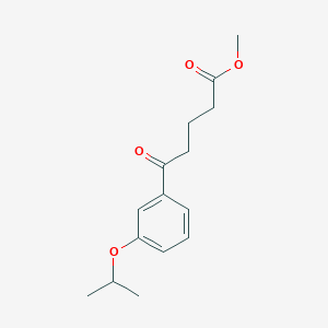 Methyl 5-(3-iso-propoxyphenyl)-5-oxovalerate