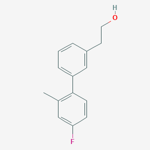 3-(4-Fluoro-2-methylphenyl)phenethyl alcohol