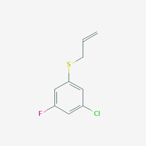 1-Allylsulfanyl-3-chloro-5-fluorobenzene