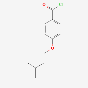 molecular formula C12H15ClO2 B8000675 4-iso-Pentoxybenzoyl chloride 