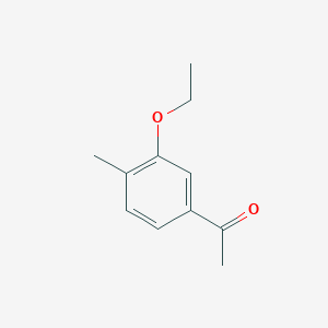 molecular formula C11H14O2 B8000684 3'-Ethoxy-4'-methylacetophenone 