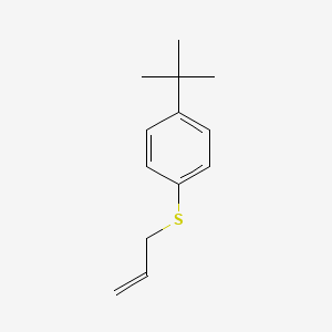 molecular formula C13H18S B8000697 1-Allylsulfanyl-4-tert-butylbenzene 