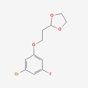 2-[2-(3-Bromo-5-fluoro-phenoxy)ethyl]-1,3-dioxolane