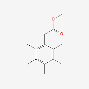 molecular formula C14H20O2 B8000822 Pentamethylphenylacetic acid methyl ester 