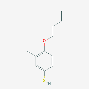 molecular formula C11H16OS B8000835 4-n-Butoxy-3-methylthiophenol 