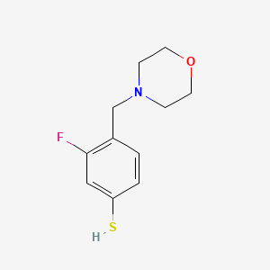 3-Fluoro-4-(morpholinomethyl)benzenethiol