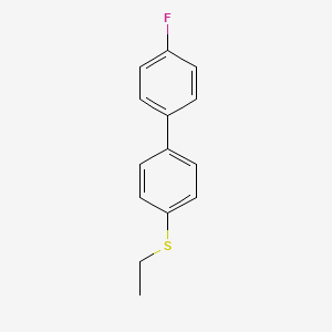 Ethyl 4-(4-fluorophenyl)phenyl sulfide