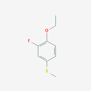 molecular formula C9H11FOS B8000984 4-Ethoxy-3-fluorophenyl methyl sulfide CAS No. 1443340-34-8