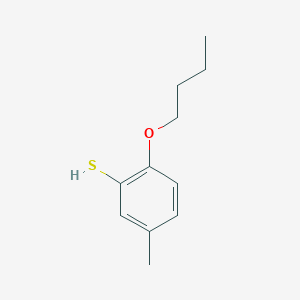 molecular formula C11H16OS B8001009 2-n-Butoxy-5-methylthiophenol 