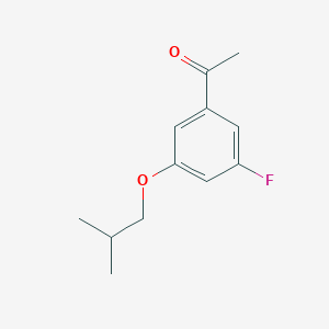 1-(3-Fluoro-5-isobutoxyphenyl)ethanone