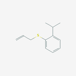 molecular formula C12H16S B8001027 (2-Isopropylphenyl)allyl sulfide 