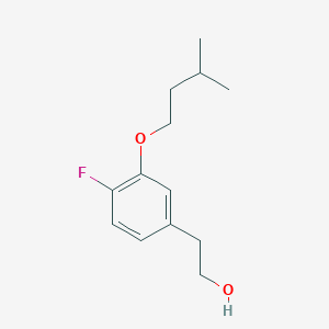 4-Fluoro-3-iso-pentoxyphenethyl alcohol