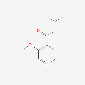 4'-Fluoro-2'-methoxy-3-methylbutyrophenone
